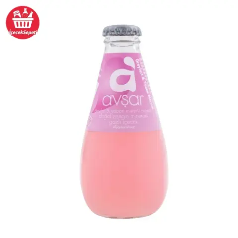AVŞAR MEYVELİ MADEN SUYU GREYFURT YABAN MERSİNİ 200 ML - Maden Suyu & Soda