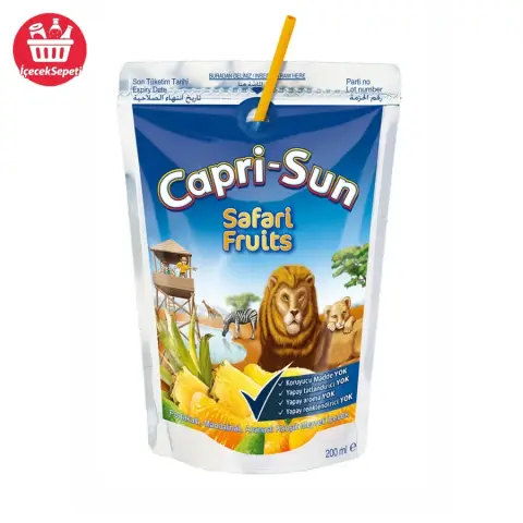 CAPRİSUN SAFARİ MEYVE SUYU 200 ML - Meyve Suları