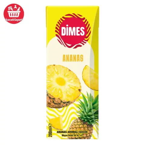 DİMES ANANAS MEYVE SUYU 200 ML - Meyve Suları