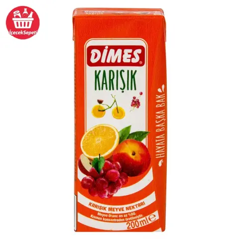 DİMES MEYVE SUYU KARIŞIK 200 ML - Meyve Suları