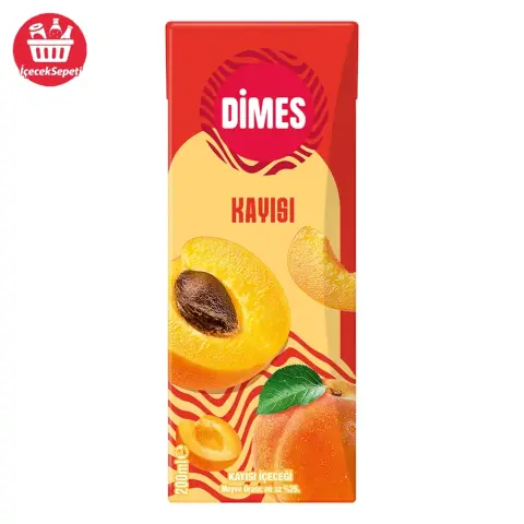 DİMES MEYVE SUYU KAYISI 200 ML - Meyve Suları