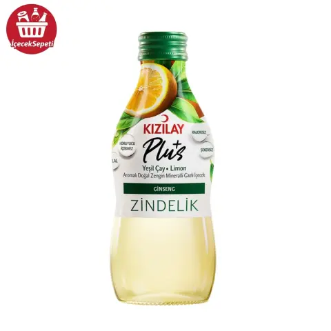 KIZILAY C*PLUS MADEN SUYU YEŞİLÇAY LİMON 200 ML - Maden Suyu & Soda