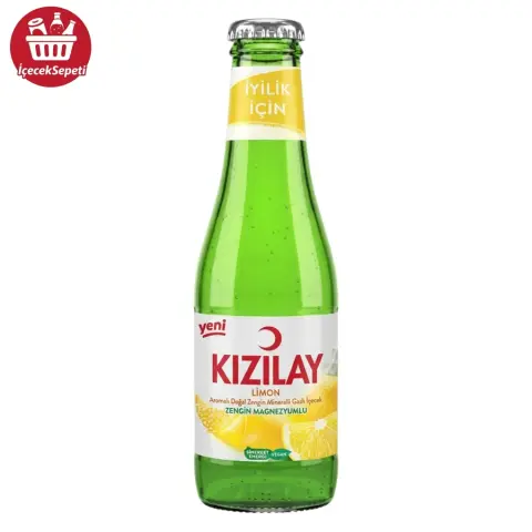 KIZILAY MADEN SUYU LİMON 200 ML - Maden Suyu & Soda