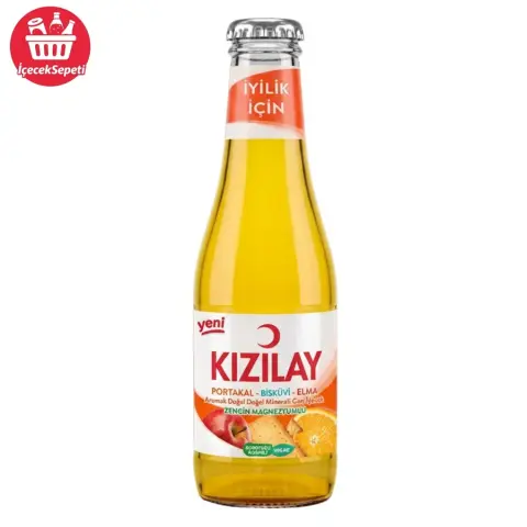 KIZILAY MADEN SUYU PORTAKAL BİSKİVU 200 ML - Maden Suyu & Soda
