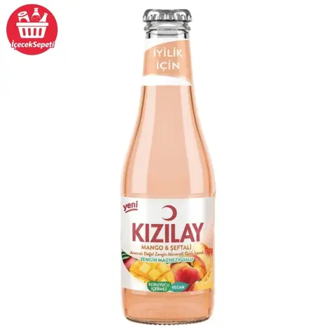 KIZILAY MADEN SUYU ŞEFTALİ 200 ML - Maden Suyu & Soda