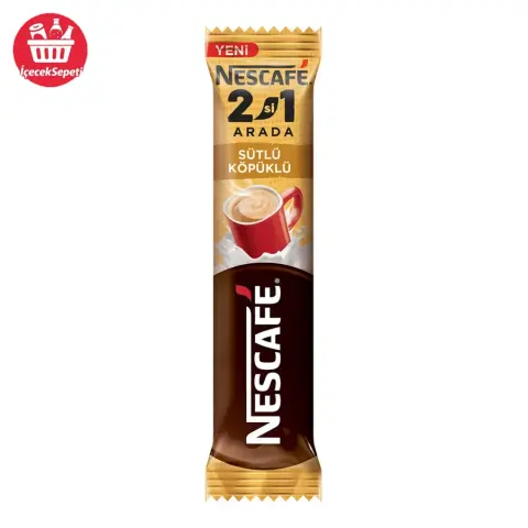 NESCAFÉ 2si1 Arada Sütlü Köpüklü 10 g * 48 ADET - Hazır Kahve